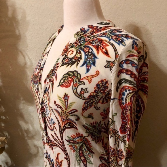 ZARA gorgeous vibrant lightweight top - Picture 4 of 8